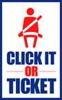 DOT Click It Or Ticket Seatbelt Usage Encouragement